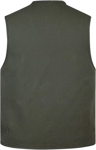 Men's Casual Lightweight Outdoor Vest Work Fish Photo Cargo Safari Hiking Travel Vest With Pocket in Saudi Arabia