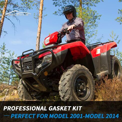 مجموعة حشية إعادة بناء المحرك بالكامل، الأجزاء المتوافقة Honda TRX500FA FOURTRAX، رأس الأسطوانة العلوية ومجموعة ختم التحويل in Saudi Arabia