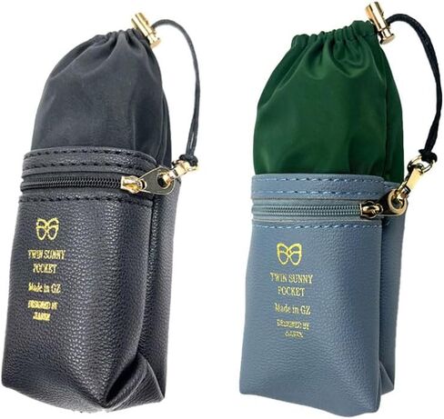 (عبوتان) 2 في 1 حقيبة نظارات مزدوجة كبيرة الحجم تناسب معظم النظارات والنظارات الشمسية للرجال والنساء in Kuwait