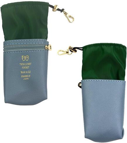 (عبوتان) 2 في 1 حقيبة نظارات مزدوجة كبيرة الحجم تناسب معظم النظارات والنظارات الشمسية للرجال والنساء in Kuwait