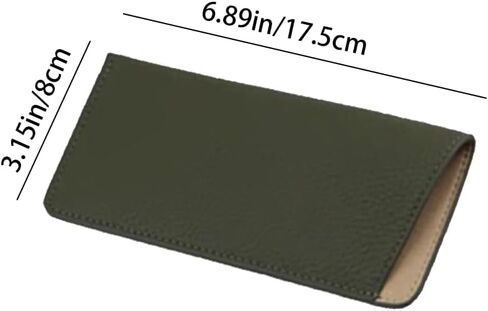 Glasses Case Leather Glasses Storage Box Soft Glasses Storage Bag for Spectacles and Sunglasses Storage in Kuwait