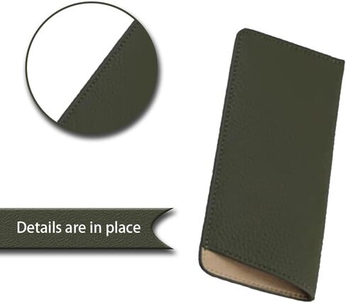 Glasses Case Leather Glasses Storage Box Soft Glasses Storage Bag for Spectacles and Sunglasses Storage in Kuwait