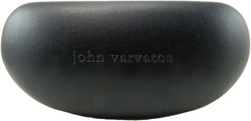 حافظة نظارة شمسية كبيرة الحجم أصلية من John Varvatos - أسود in Saudi Arabia