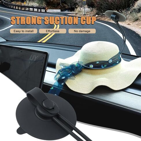 Cowboy Hat Holder for Car, Silicone Cowboy Hat Rack, Cowboy Hat Dash Holder for Car Truck SUV, Truck Hat Holder for Vehicle, Traveling, Wall (Black-2PCS) in Saudi Arabia