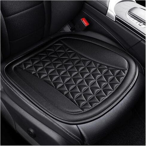 Car Seat Cushion, Memory Foam Comfort Automotive Driver Seat Protector Pad with Non Slip Bottom for Office Chair Home Use Men Women, Universal for SUV, Truck, RV, Van and More（Pink） in Saudi Arabia