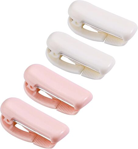 4 قطع شريط موزع واشي، موزع شريط صغير، موزع شريط لاصق لطيف محمول لشريط عريض 0.2-1 بوصة، نوع المشبك in Kuwait