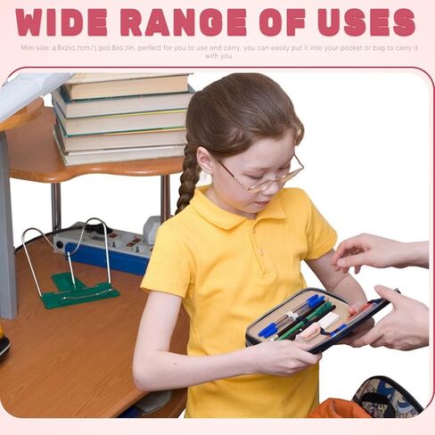 4 قطع شريط موزع واشي، موزع شريط صغير، موزع شريط لاصق لطيف محمول لشريط عريض 0.2-1 بوصة، نوع المشبك in Kuwait