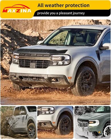 واقي عتبة الباب متوافق مع 2022-2024 Ford Maverick Door Step Protector Door Edge Step Guard غطاء درع باب السيارة من الغبار 2023 Maverick الخارجي in Kuwait