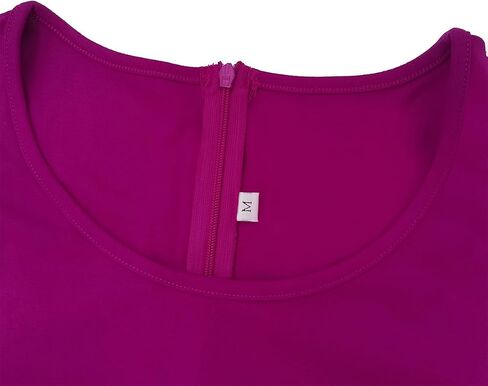 Women's Casual Summer Dresses Elegant Party Work Cocktail Bodycon Round Neck Ruffle Short Sleeve Pencil Midi Dress 672 in Saudi Arabia