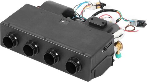 Air Conditioning Evaporator,12V Auto Heater Cooler Air Conditioning Evaporator Underdash Heating Cooling Thermostat 3 Speed 600CFM Universal Compatible with Car Truck in Saudi Arabia