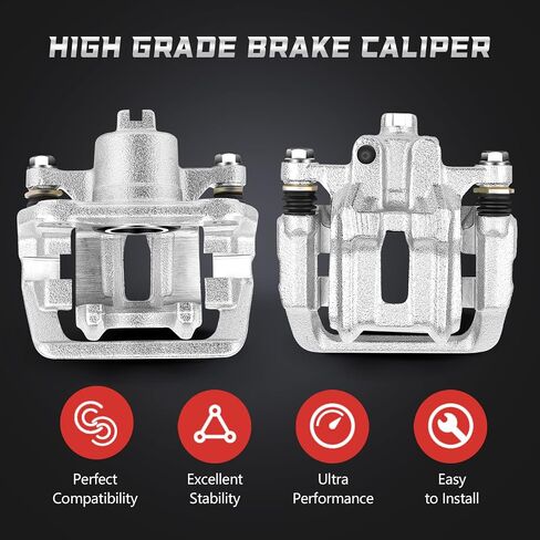 Rear Driver Brake Calipers ROADFAR for 2001-2003 for Acura CL,1999-2008 for Acura TL,2003-2008 2009 2010 2011 for Honda Element in Saudi Arabia