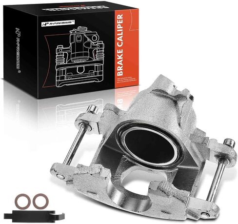 A-Premium Disc Brake Caliper Assembly Without Bracket Compatible with Select Chevy, Cadillac, Buick, GMC, Pontiac and Oldsmobile Models - Impala, Camaro, Caprice, LeSabre, Riviera - Front Driver in Saudi Arabia