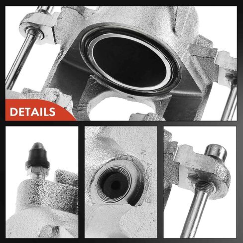 A-Premium Disc Brake Caliper Assembly Without Bracket Compatible with Select Chevy, Cadillac, Buick, GMC, Pontiac and Oldsmobile Models - Impala, Camaro, Caprice, LeSabre, Riviera - Front Driver in Saudi Arabia