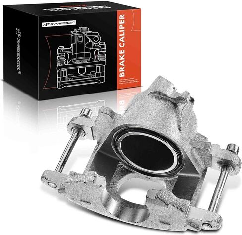 A-Premium Disc Brake Caliper Assembly Without Bracket Compatible with Select Chevy, Cadillac, Buick, GMC, Pontiac and Oldsmobile Models - Impala, Camaro, Caprice, LeSabre, Riviera - Front Driver in Saudi Arabia