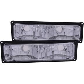 Anzo USA 511032 Chevrolet Chrome Parking Light Assembly - (Sold in Pairs)