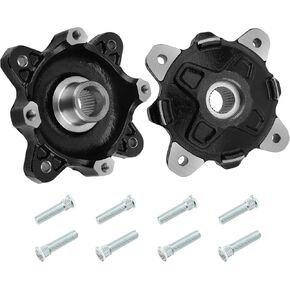 Front Wheel Hub & Stud Left&Right for Polaris RZR 900 800-4 570 Ranger 800 Diesel-900 700 ACE 570 900