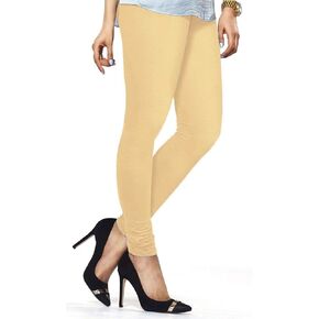 Women's Cotton Churidar Free Size Leggings, 4 Way Strect Lycra Pants, LG-001