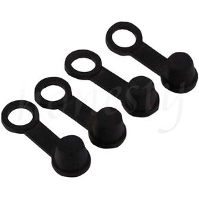 4pcs Motorcycle Rubber Brake Caliper Bleed Nipple Screw Dust Cap Cover