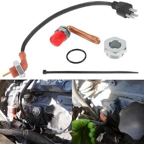 DZ102076 Engine Coolant Heater Kit Engine Block Heater Kit with Power Cord Fits for John Deere Tractors, Replaces for RE227949, DZ102076