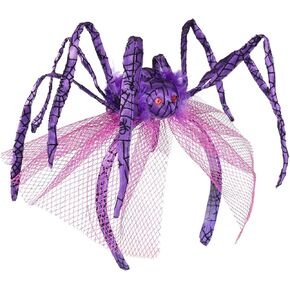 Needzo 2023 Halloween Spider Headband, Realistic Costume Dress Up Hair Accessory, One Size Fits Most