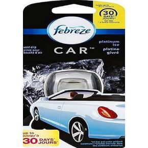 Febreze Car Air Freshener Vent Clip Platinum Ice Scent, 07 oz. Car Vent Clip, Pack of 4