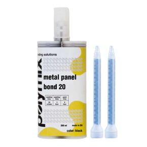 Panel Bond 20 Adhesive 200ml Cartridge & Two Application Mixing Nozzles