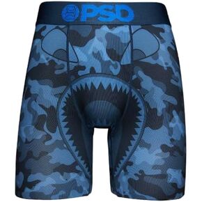 PSD Men's Blu Stl PSD Camo Pro Shrt 9I Pro Short 9" Boxer Shorts, Blue, XL