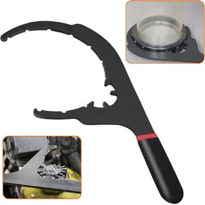 61130 Diesel Fuel Filter Wrench for Davco 8'' Fuel Water Filter Wrench Fuel Filter Removal Tool for DD13, DD15, DD16 Diesel Engine
