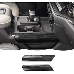 RT-TCZ Carbon Fiber Center Console Gear Shift Side Panel Trim Cover Decoration Interior Accessories Compatible with Chevrolet Silverado 2022 2023