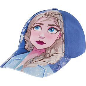 Disney Girls Baseball Cap, Frozen Elsa & Anna Adjustable Toddler 2-4 Or Girl Hats for Kids Ages 4-7