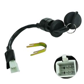 Ignition Switch Key w/Clip for Po-laris Outlaw 50 90 110 Sportsman 90 110 Scrambler 50 90 Predator 50 90 Sawtooth 200 Phoenix 200 0450549