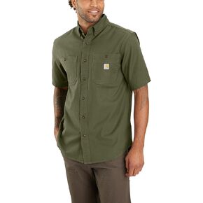 قميص Carhartt رجالي متين ومريح ومريح من القماش متوسط ​​الوزن بأكمام قصيرة