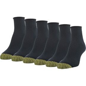 جوارب GOLDTOE النسائية فائقة النعومة بربع علوي، 6 أزواج in Kuwait