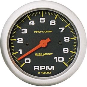 AUTO METER 5161 Pro-Comp Electric in-Dash Tachometer,3.375 in.