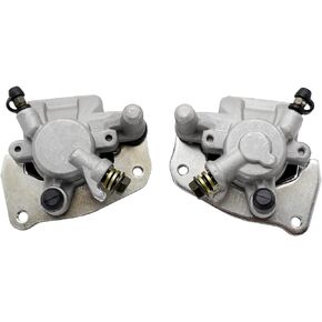 M MATI Front Left Right Brake Calipers & Pads for Suzuki KingQuad 400 450 500 700 750 LT-A400/LT-F400 LT-A450 LT-A500 LT-A700 LT-A750 59300-31G01-999 59100-31G00-999