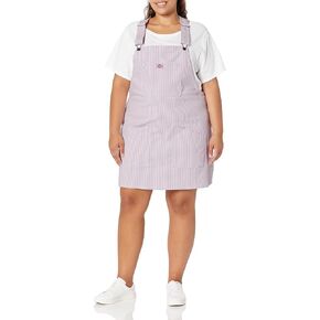 Dickies Womens Yw Hickory Stripe Twill Bib Skirtall