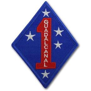 Marine Corps Shoulder Patch: First Division - color