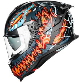 ILM Motorcycle Full Face Helmets for Men Women DOT ECE Powersports with Dual Visor Street Racing Helmet Cascos para Motos Model MF567