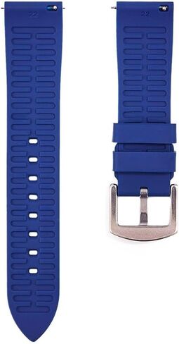 Textured Soft Silicone Rubber Watch Bands - Quick-Release Watch Straps - 20mm, 22mm- Replacement Watch Bands for Men & Women - for Sports & Dive Watches in Saudi Arabia