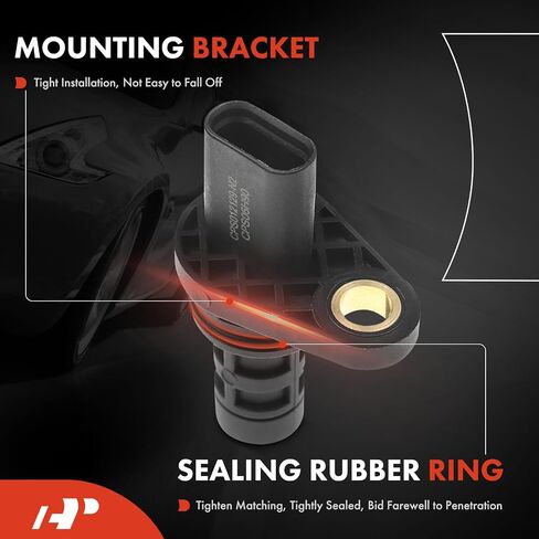 A-Premium Engine Crankshaft Position Sensor Compatible with Volkswagen Golf 2015, GTI, Atlas, Golf R & Audi A4/A5/A6 Quattro 2013-2020, Q5, TT Quattro, Replace# 06H906433D, 06H906433C in Saudi Arabia
