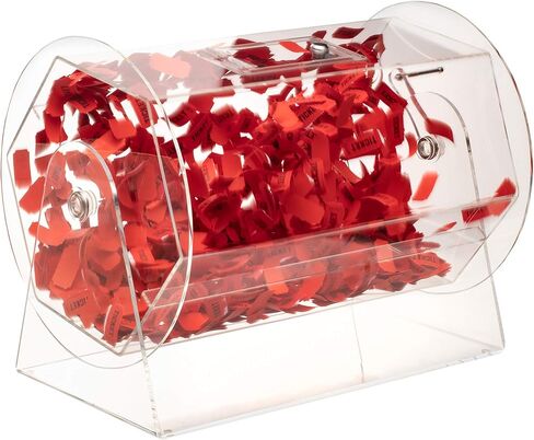 طبلة سحب كبيرة من الأكريليك مع 10000 تذكرة مجانية من Midway Monsters in Kuwait