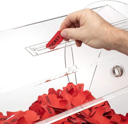 طبلة سحب كبيرة من الأكريليك مع 10000 تذكرة مجانية من Midway Monsters in Kuwait