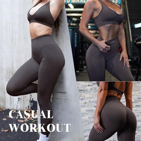Scrunch Butt Leggings for Women Amplify Contour Legging Seamless Yoga Pants Workout Gym Booty Lifting Tights in Saudi Arabia