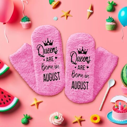 HAPPYPOP Birthday Gifts Ideas Socks for Women - August September October Birthday Presents in Saudi Arabia