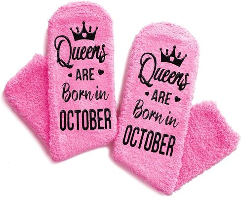 HAPPYPOP Birthday Gifts Ideas Socks for Women - August September October Birthday Presents in Saudi Arabia