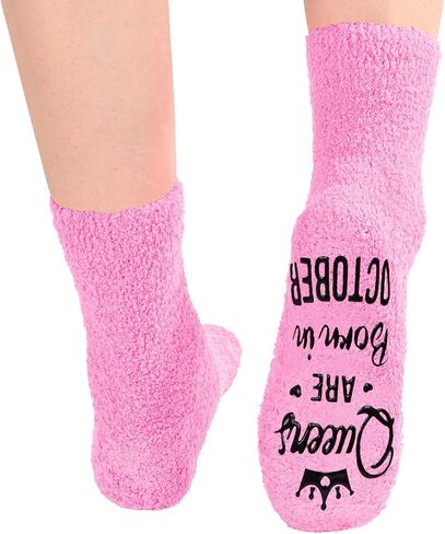 HAPPYPOP Birthday Gifts Ideas Socks for Women - August September October Birthday Presents in Saudi Arabia