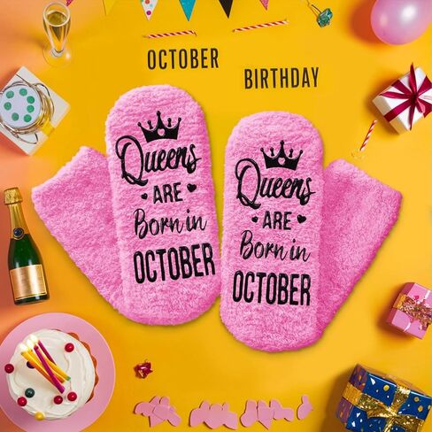 HAPPYPOP Birthday Gifts Ideas Socks for Women - August September October Birthday Presents in Saudi Arabia