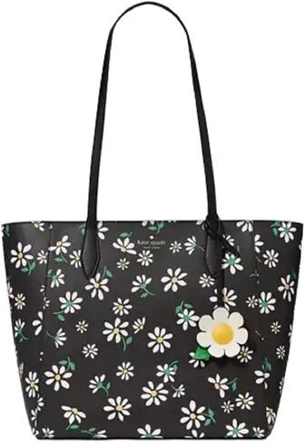 Kate spade handbag for women Dana tote bag (Black Daisy Multi) in Saudi Arabia
