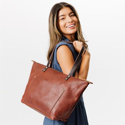 Zipper Tote Bag – Handmade, Durable & Unlined – Interior & Exterior Pockets in Saudi Arabia
