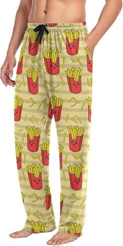 Men's Pajama Pants Pjs Bottoms with Pockets Sleep Lounge Pants for Men in Saudi Arabia